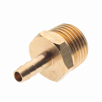 Штуцер пневматический ER-MH08/04:наруж. резьба 1/2"- "елочка" 6мм ЭВРИКА /1/10